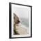 Stupell Industries Big Sur Coast Viewpoint Black Framed Print Under Glass, design by Sisi and Seb